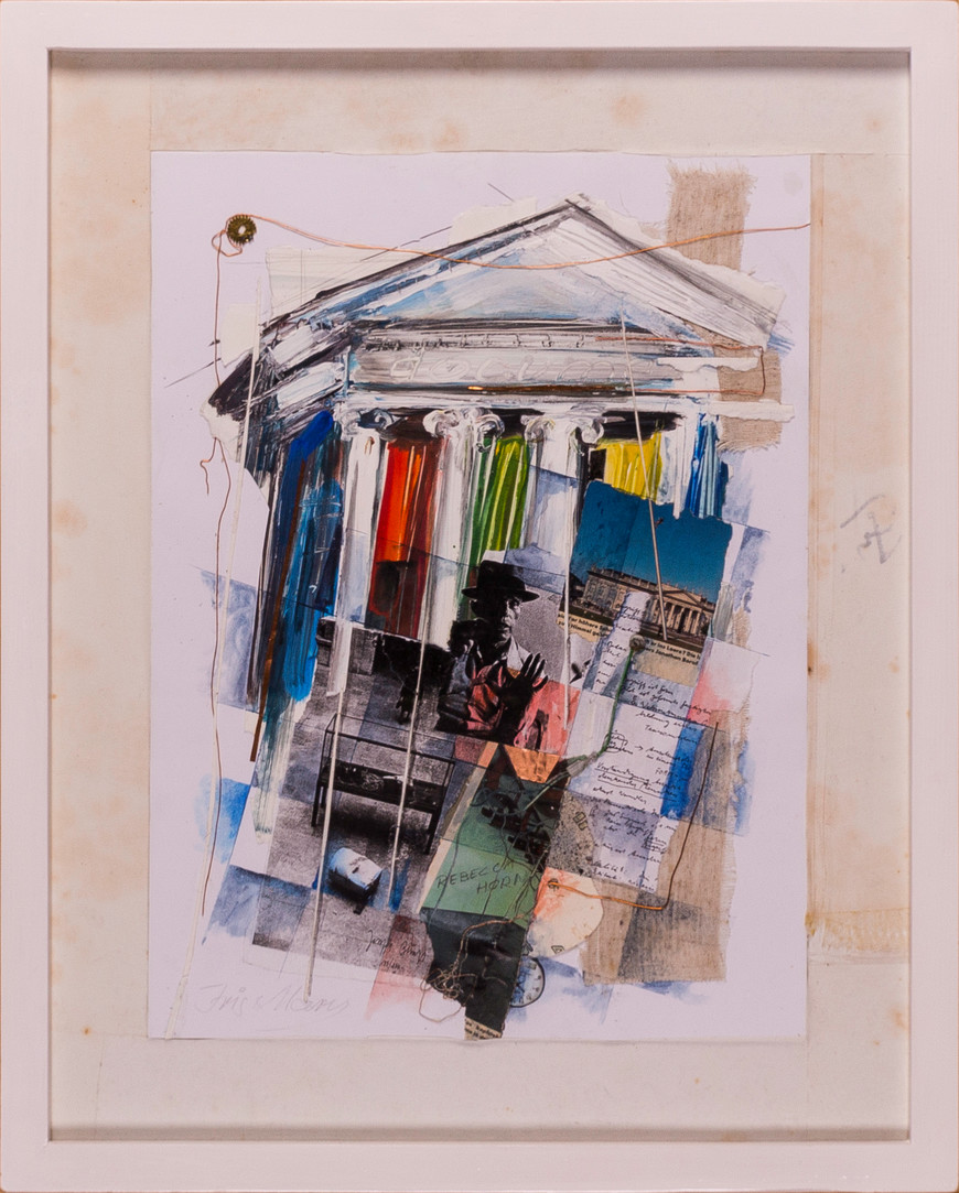 Vorschaubild des Kunstwerks 'Kulturkomplex I, Hommage an Joseph Beuys' aus dem Verleih der Artothek Hallstadt.
